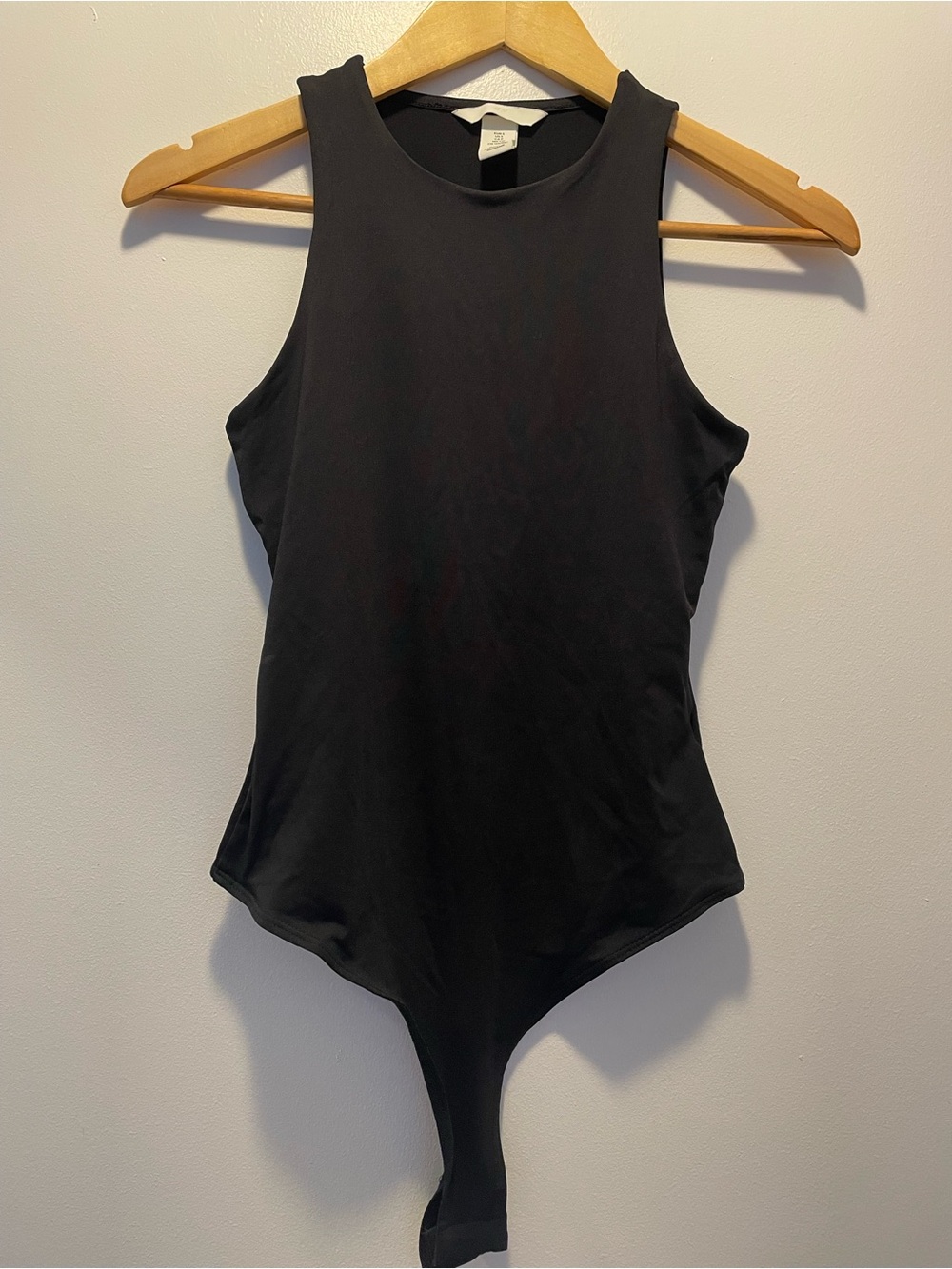 H &M Thong Black Bodysuit